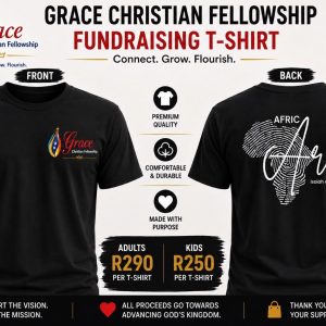 Africa Arise Visionary T-Shirt - Onyx Black (Adults)